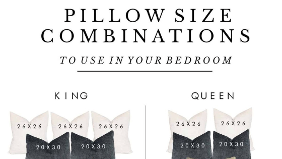 Pillow Size Combinations to Use in Your Bedroom